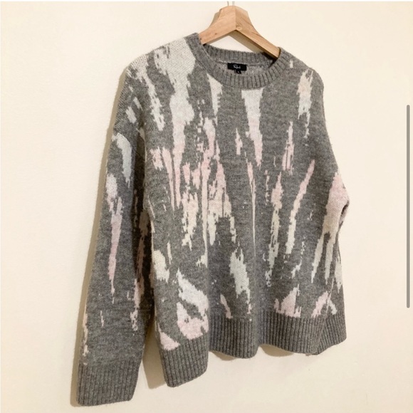 Rails Virgo Grey Tie Dye Sweater Size Small - Picture 2 of 9